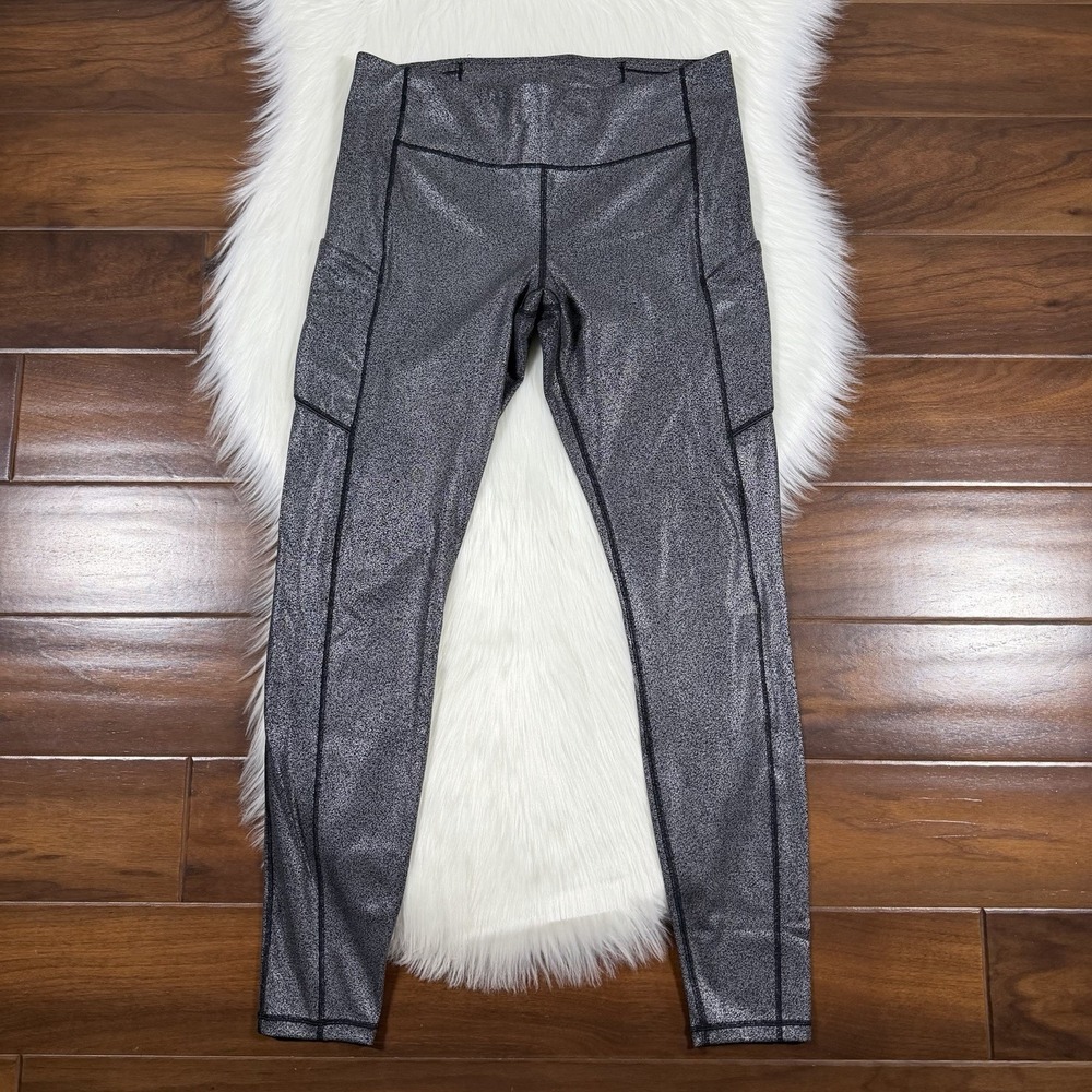 Lululemon Size 10 Luminosity Foil Print Speed Up High Rise Tight 28" Leggings